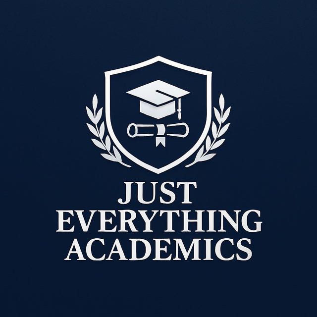 The logo for Just Everything Academics